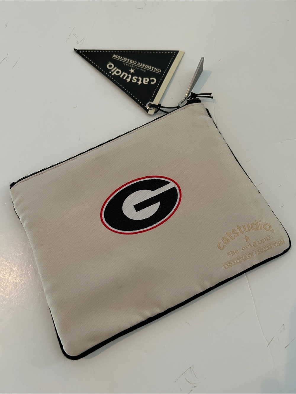 Catstudio university of georgia emblems Zip Pouch NEW Bulldog Sanford stadium - Picture 3 of 10